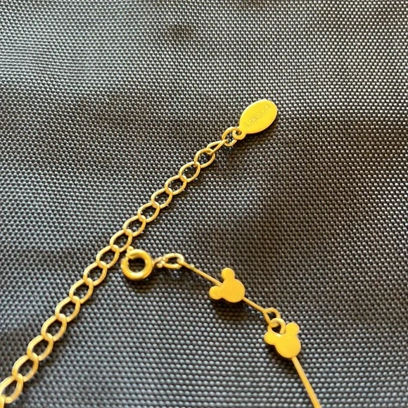 DISNEY GOLDTONE Mickey necklace - Picture 2 of 3
